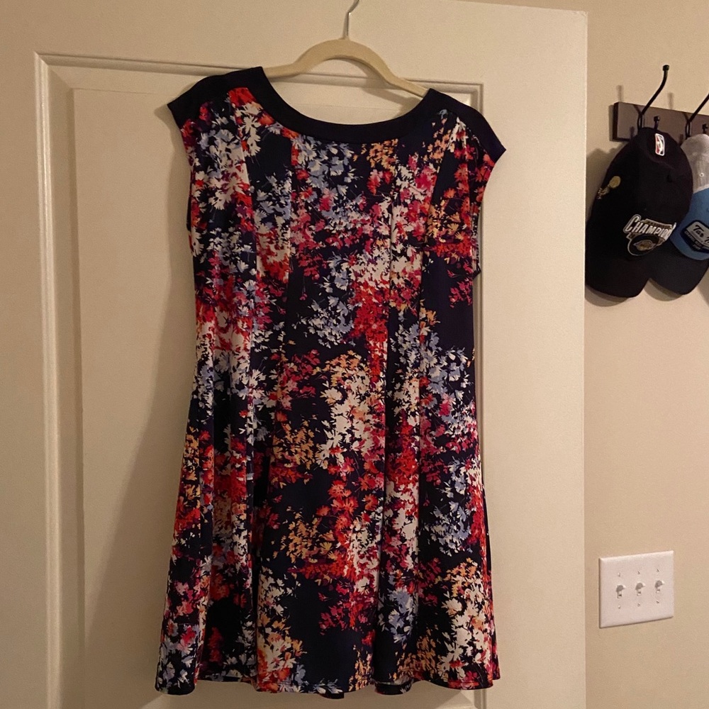 Flower mini dress
